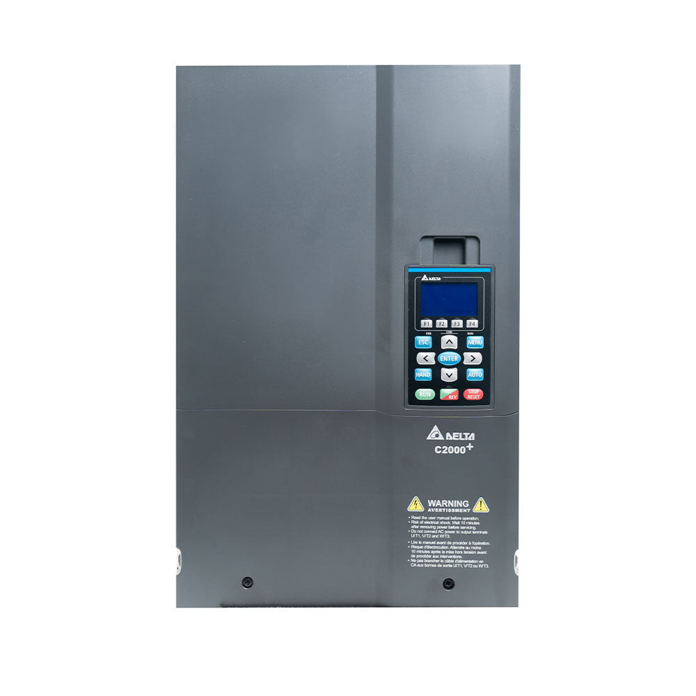 VFD370C43S-21     Variador de Frecuencia Serie C2000 Plus+ de 460 VAC   50.0 HP / 37.0 kW / 73.0 A