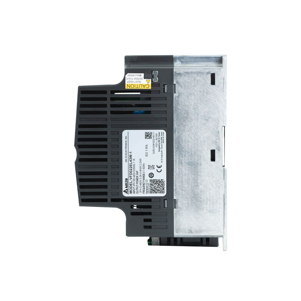 VFD022EL43W-1     Variador de Frecuencia Serie VFD-EL-W de 460 VAC   3.0 HP / 2.2 kW / 5.5 A