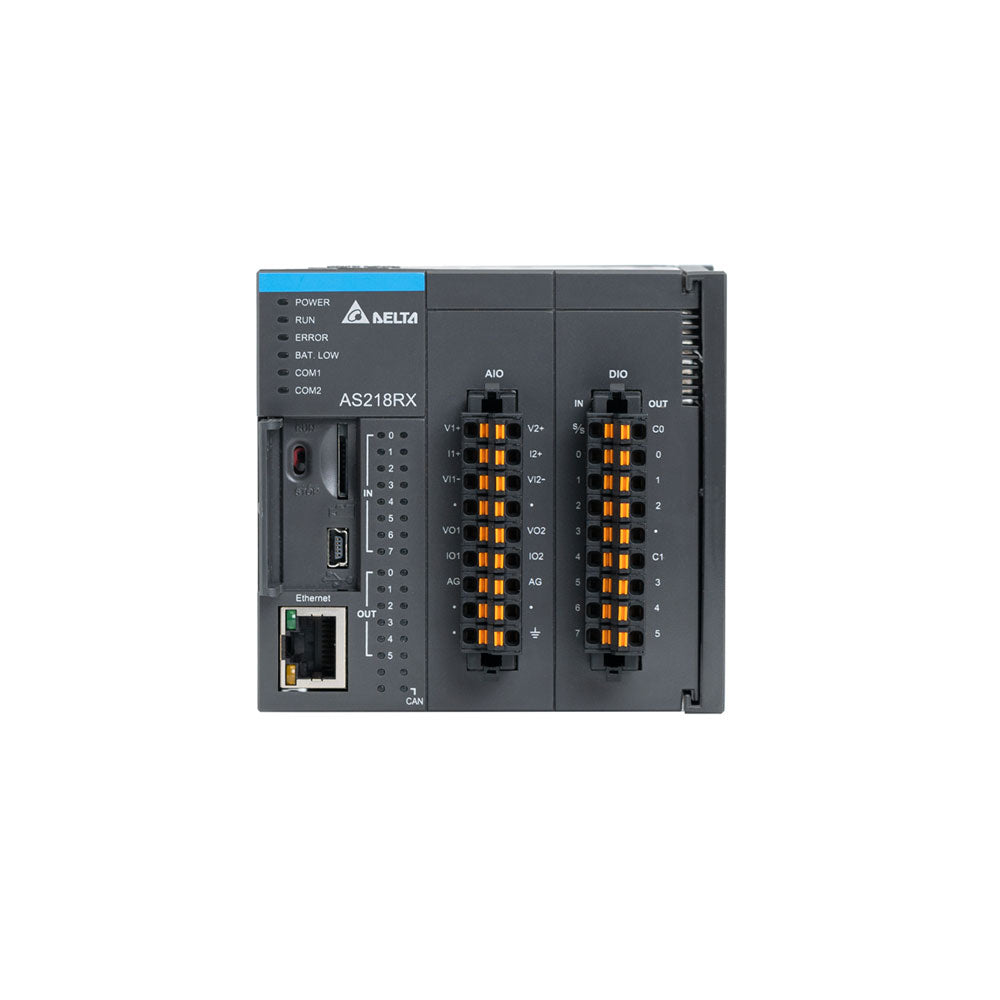 AS218RX-A     PLC CPU Serie AS200 de 18 puntos - Mixto - Salidas Relevador